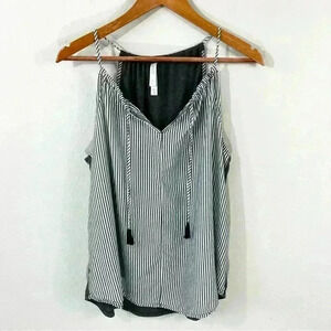 Gilligan & O’Malley stripe pj top